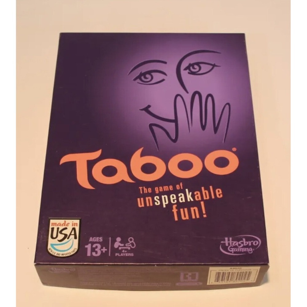 Taboo Board Game, 2013 Edition, The Game of Unspeakable Fun‎ w/ Squeaker New
